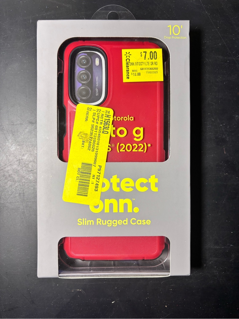 Motorola Moto G Slim Rugged Case - Red